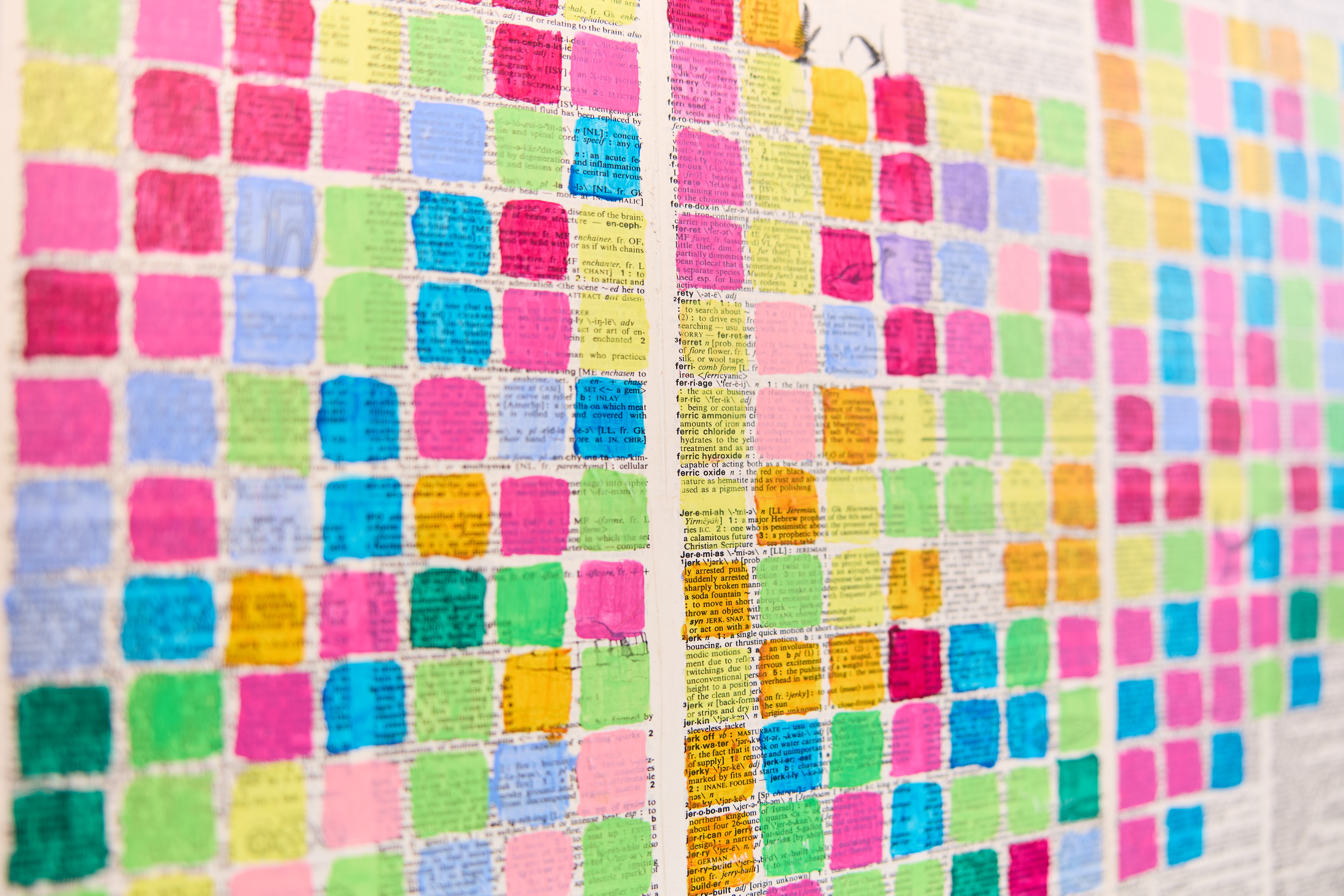 Colorful sculpture